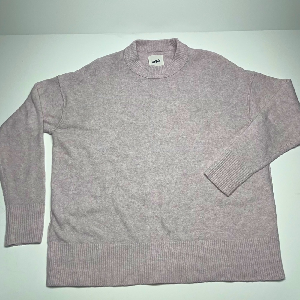 Aerie Unreal Sweater Oversized | Lavender Dawn | Size XS
